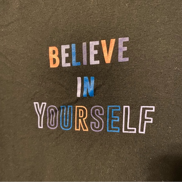 Believe in Yourself V Neck Tee - Picture 3 of 6